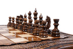 Mount Ararat Outline Chess Set – Wooden Chess Board