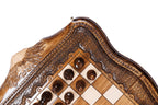 Mount Ararat Outline Chess Set – Wooden Chess Board