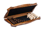 Premium artisan chess set refined outline wooden craftsmanship