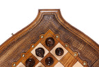 Contour Outline chess set - carrying case included