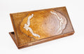 Wooden backgammon board Eternity design 23.6 inch