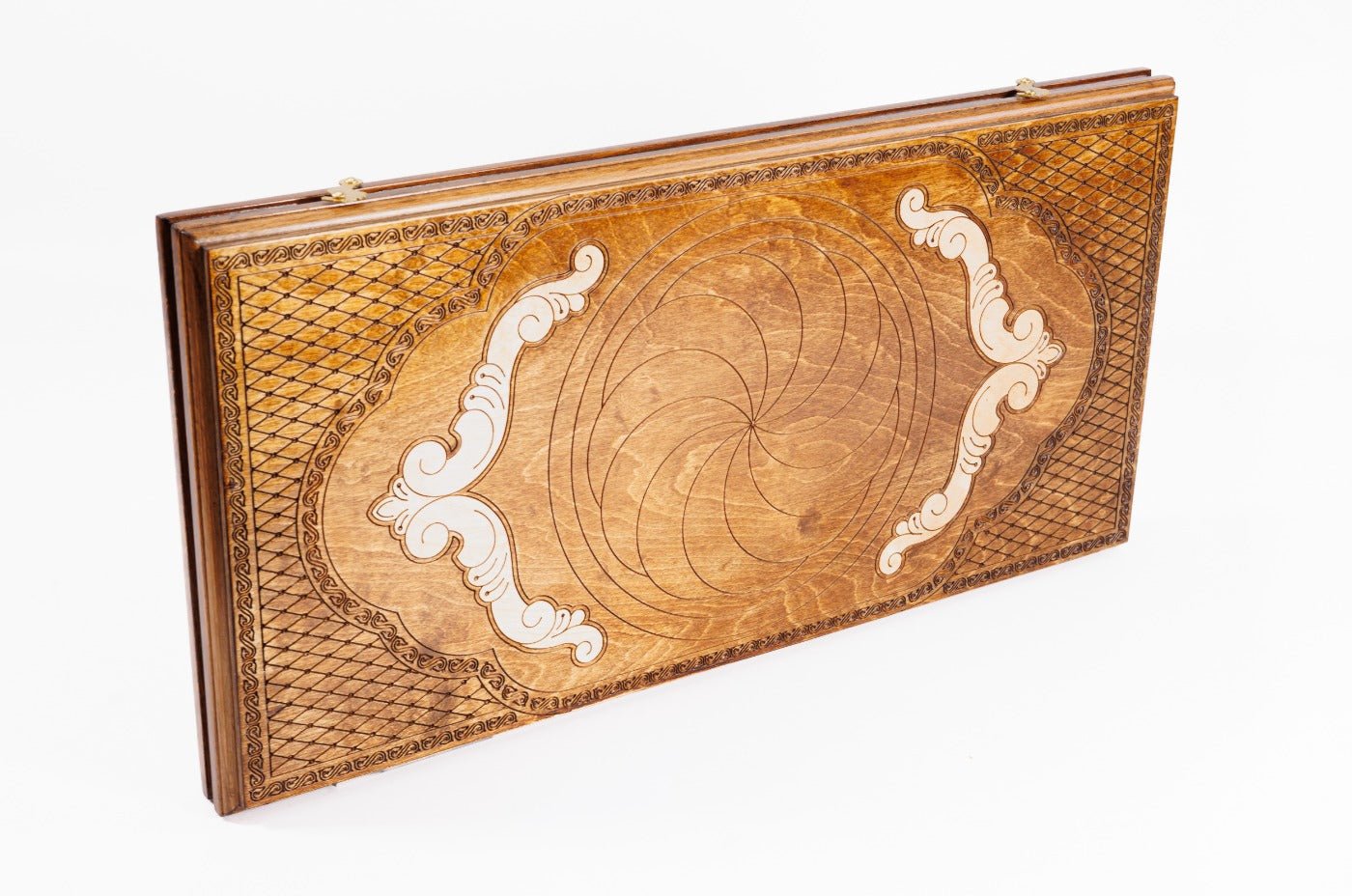 Wooden Backgammon Board Eternity 23.6" | 60 cm - Unumperfectus