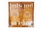 Eternity backgammon board - open board ready for play