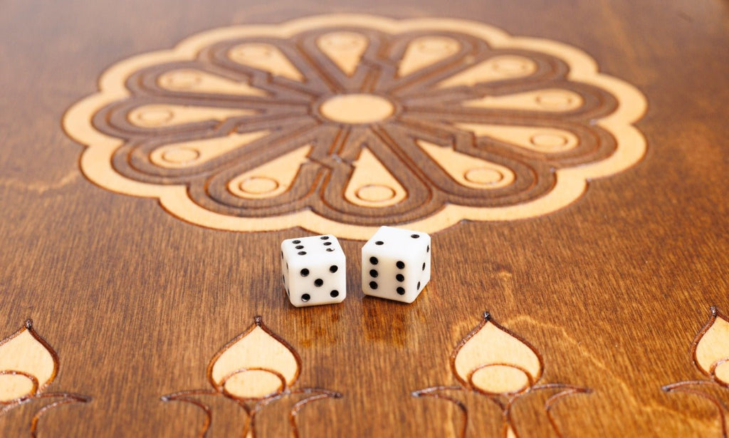 Wooden Backgammon Board Eternity 23.6" | 60 cm - Unumperfectus
