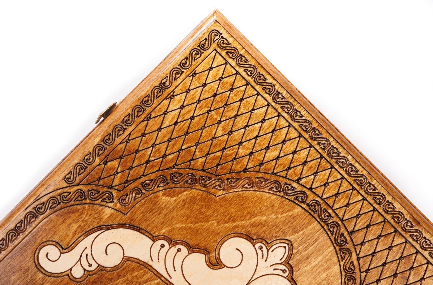 Wooden Backgammon Board Eternity 23.6" | 60 cm - Unumperfectus