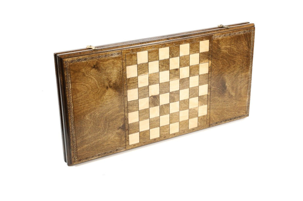 Wooden Backgammon Board Classic 23.6" | 60 cm - Unumperfectus