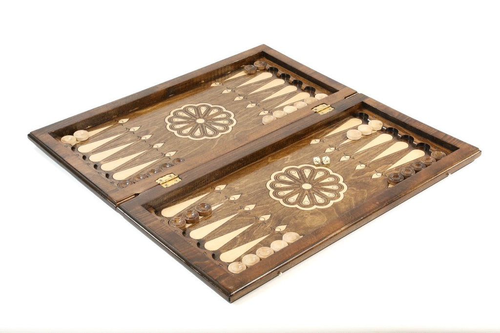 Wooden Backgammon Board Classic 23.6" | 60 cm - Unumperfectus