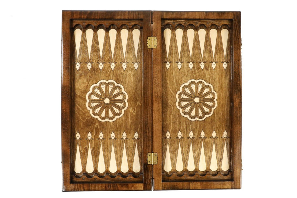 Wooden Backgammon Board Classic 23.6" | 60 cm - Unumperfectus
