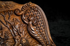 Noah Mount Ararat backgammon board - corner detail of the board