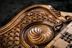 Noah Mount Ararat backgammon board - open board ready for play