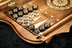Noah Mount Ararat backgammon board - detail of the wood grain and finish