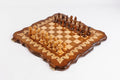 Medium handmade chess and backgammon set with ornamental pattern design 19.7 inch