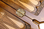 Tigran the Great backgammon board - corner detail of the board