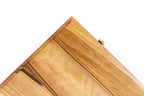 Incrustation Epoxy backgammon board - detail of the wood grain and finish