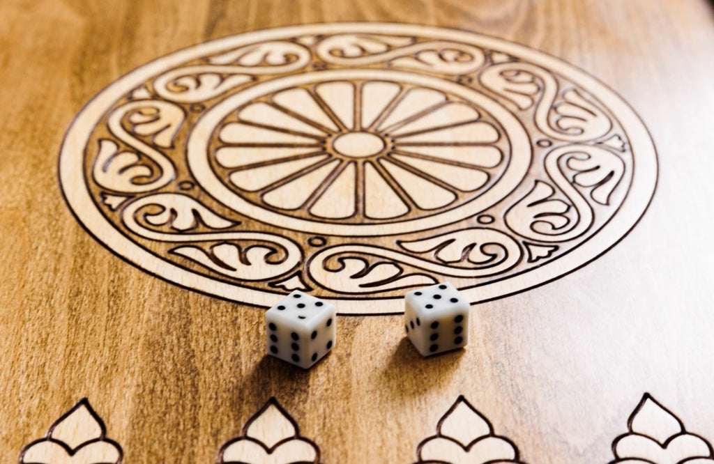 Backgammon Board - Pomegranate - Unumperfectus
