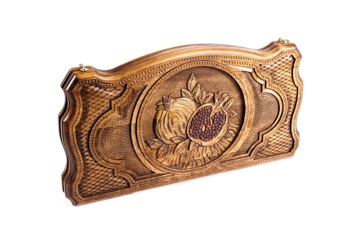 Backgammon Board - Pomegranate - Unumperfectus