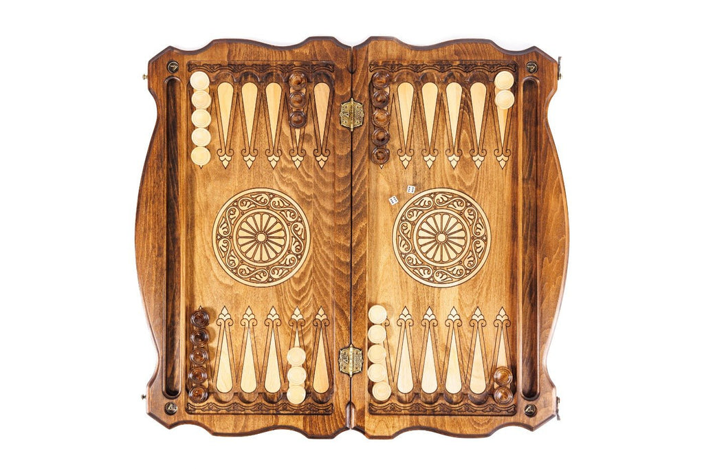 Backgammon Board - Pomegranate - Unumperfectus