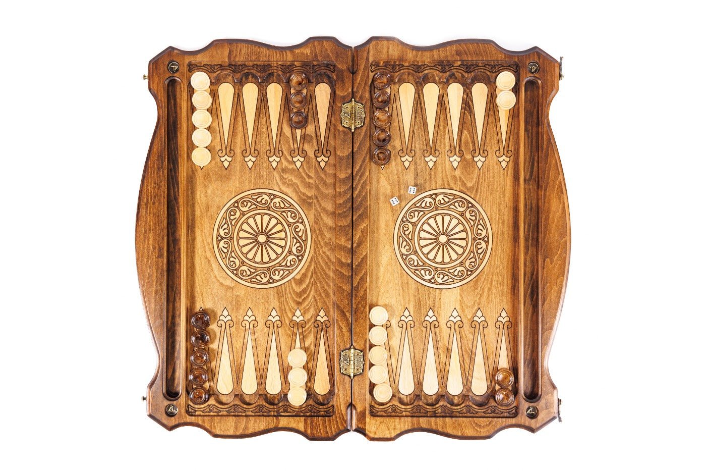 Backgammon Board - Pomegranate - Unumperfectus
