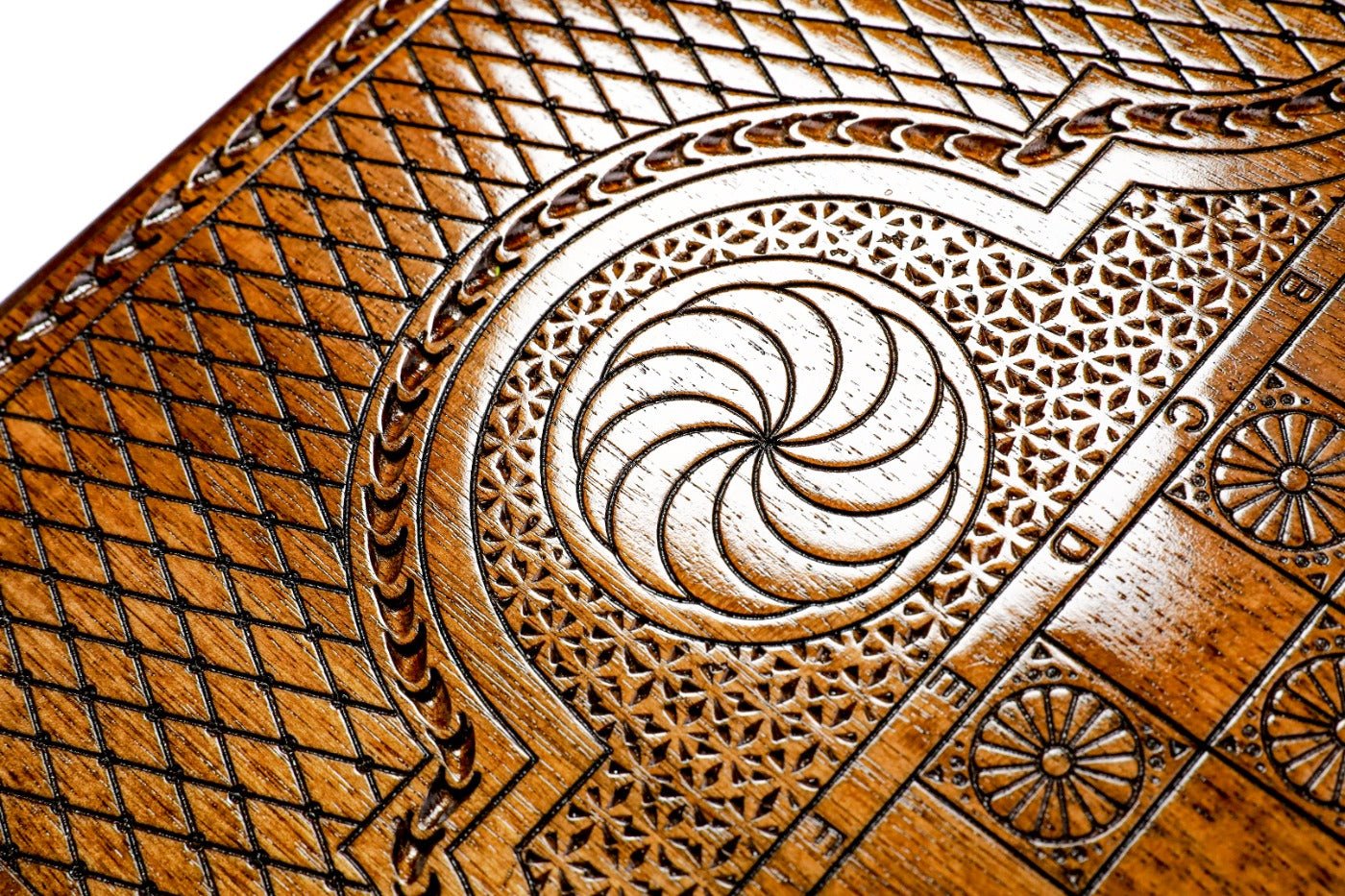 Backgammon Board - Tree With Epoxy - Unumperfectus