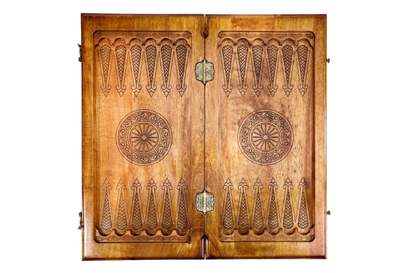 Backgammon Board - Tree With Blue Epoxy - Unumperfectus