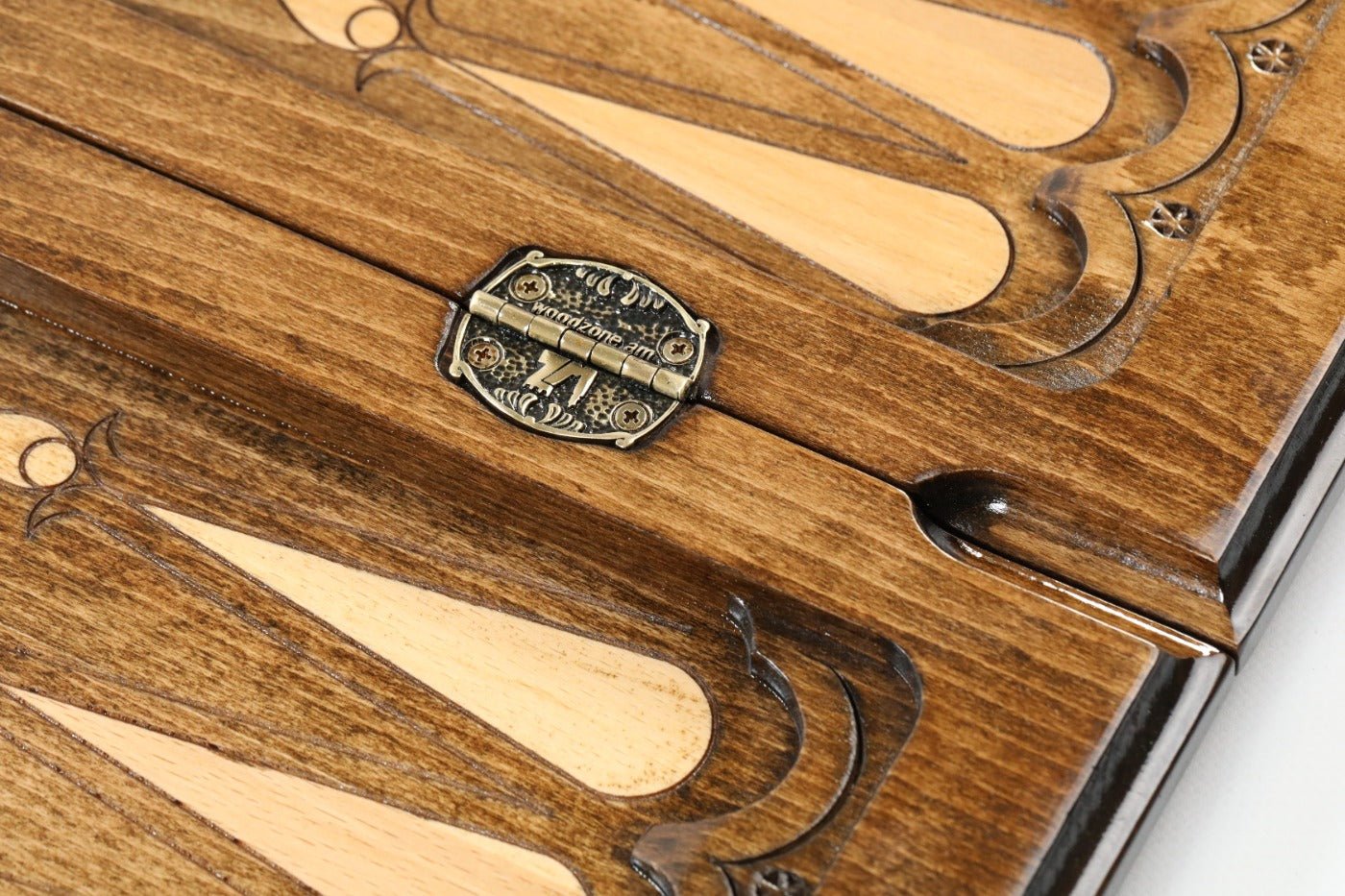 Wooden Backgammon Board Ornamental Classic 23.6" | 60 cm - Unumperfectus