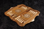 Premium artisan chess and backgammon set cultural Armenian artwork