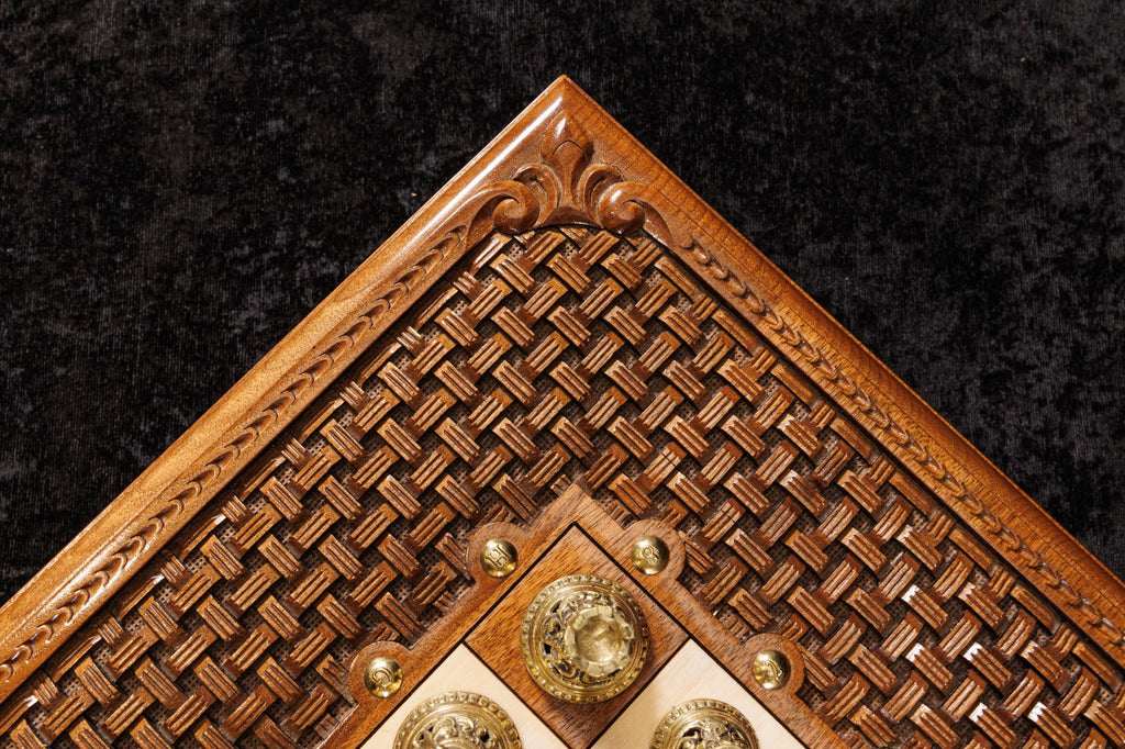Box-Style Wooden Chess Set 60 cm | 23.6" Handmade Folding Chess Board