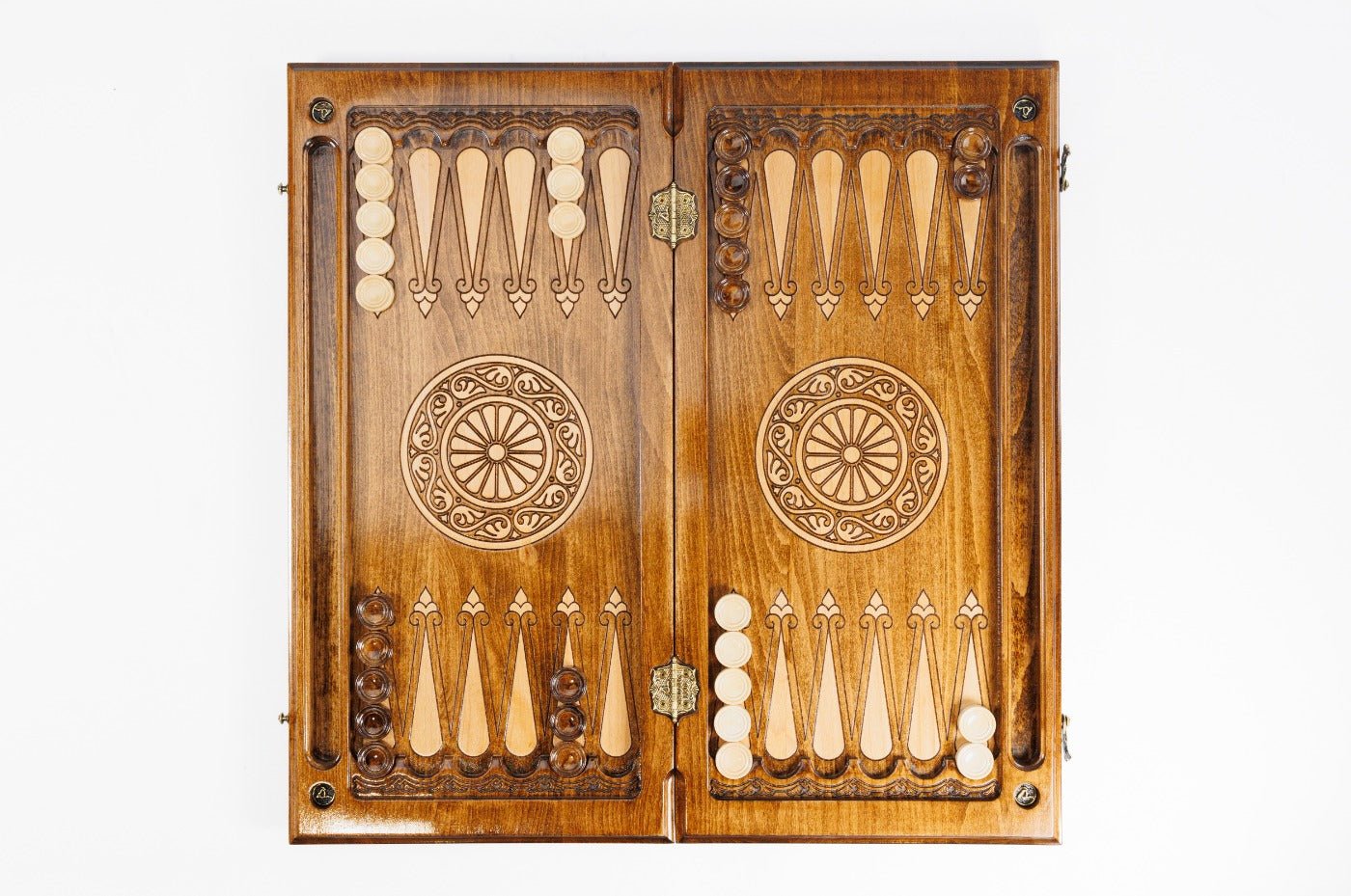 Backgammon Board - Ornamental Two-Sided - Unumperfectus