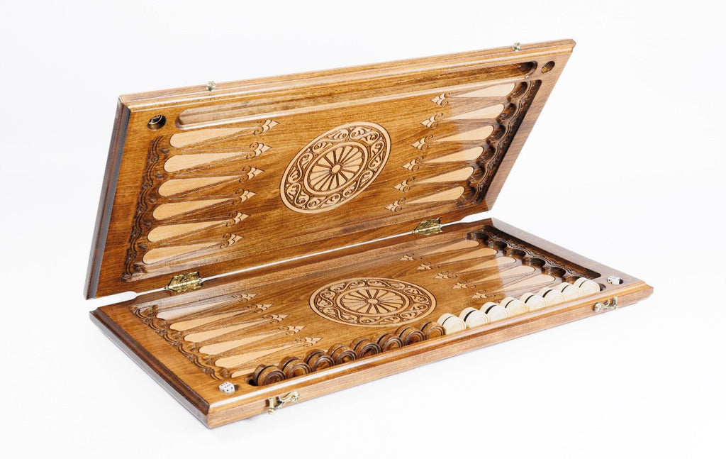Backgammon Board - Ornamental Two-Sided - Unumperfectus