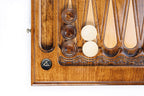 Ornamental Two Sided backgammon board - angled view