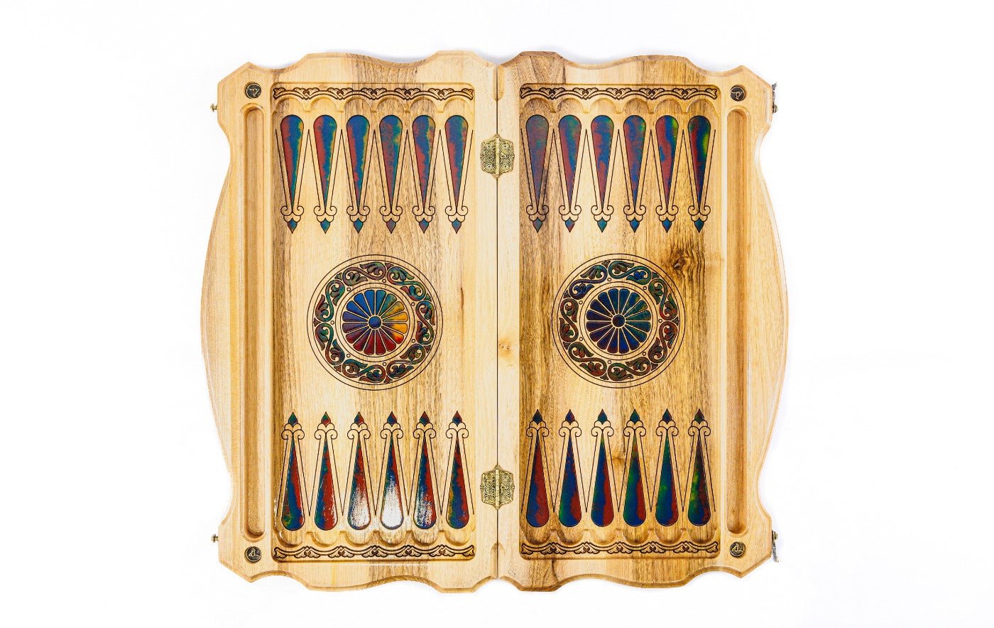 Backgammon Board - Coat of Arms of Armenia Epoxy - Unumperfectus