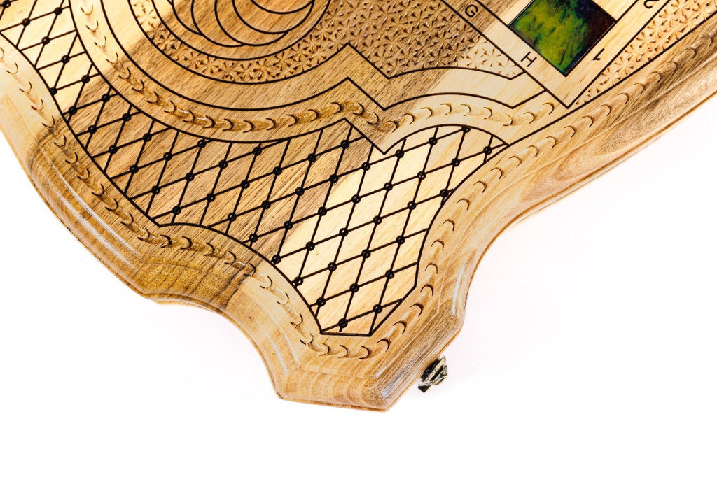 Backgammon Board - Coat of Arms of Armenia Epoxy - Unumperfectus