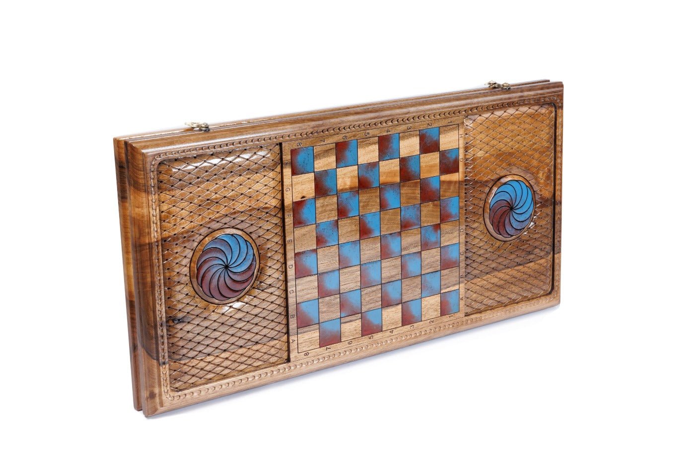 Backgammon Board - Painting & Epoxy - Unumperfectus