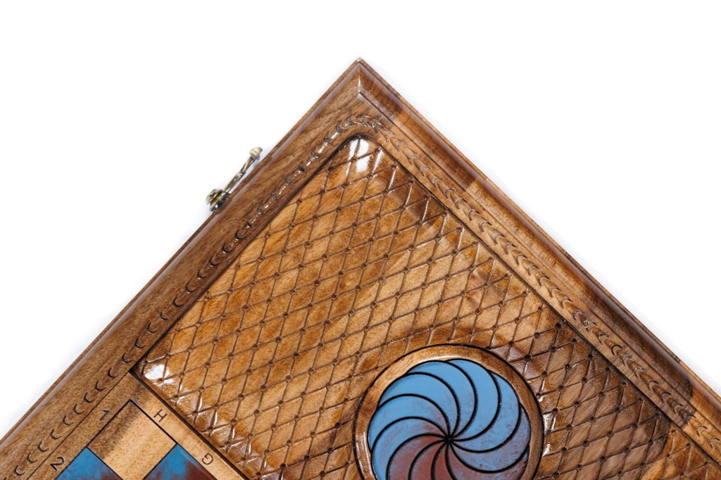 Backgammon Board - Painting & Epoxy - Unumperfectus