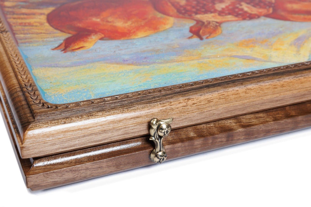 Backgammon Board - Painting & Epoxy - Unumperfectus