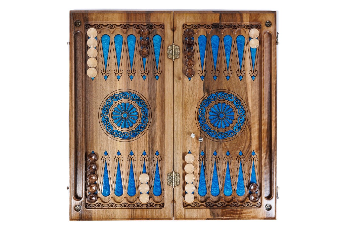 Backgammon Board - Painting & Epoxy - Unumperfectus