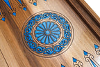 Painting Epoxy backgammon board - close-up of the playing surface