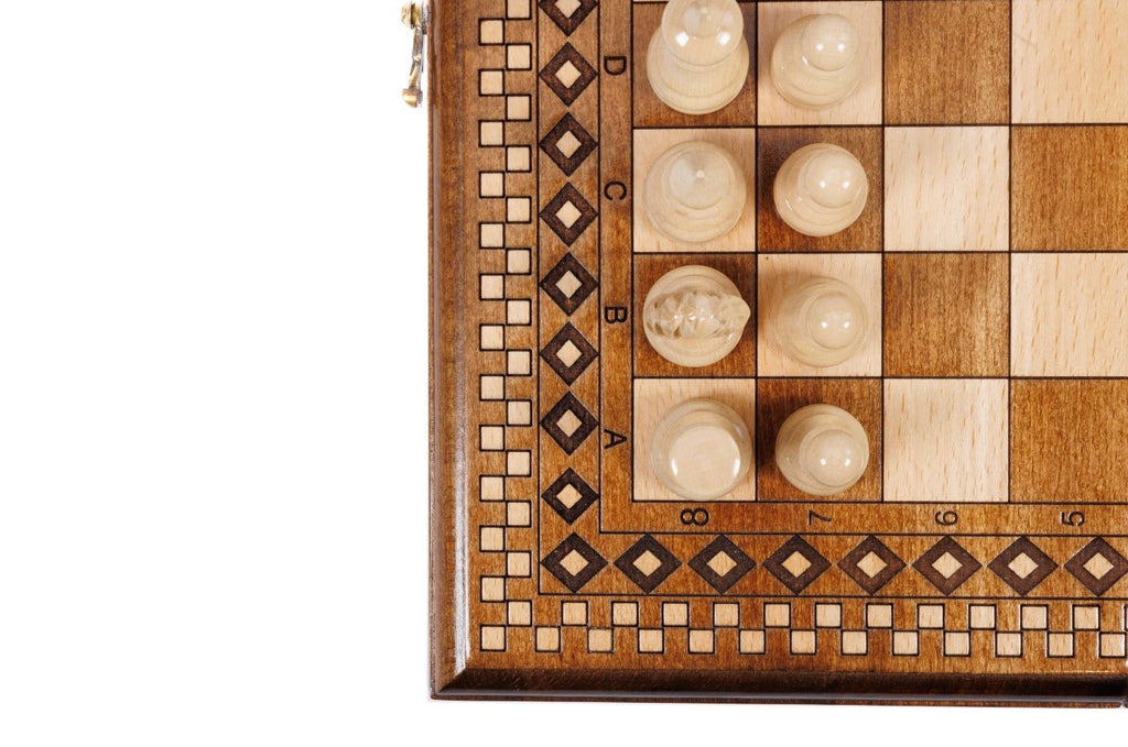 Armenian Carpet Chess Set & Backgammon 40 cm | 15.7" - Unumperfectus
