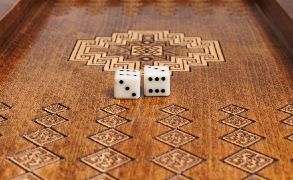 Armenian Carpet Chess Set & Backgammon 40 cm | 15.7" - Unumperfectus