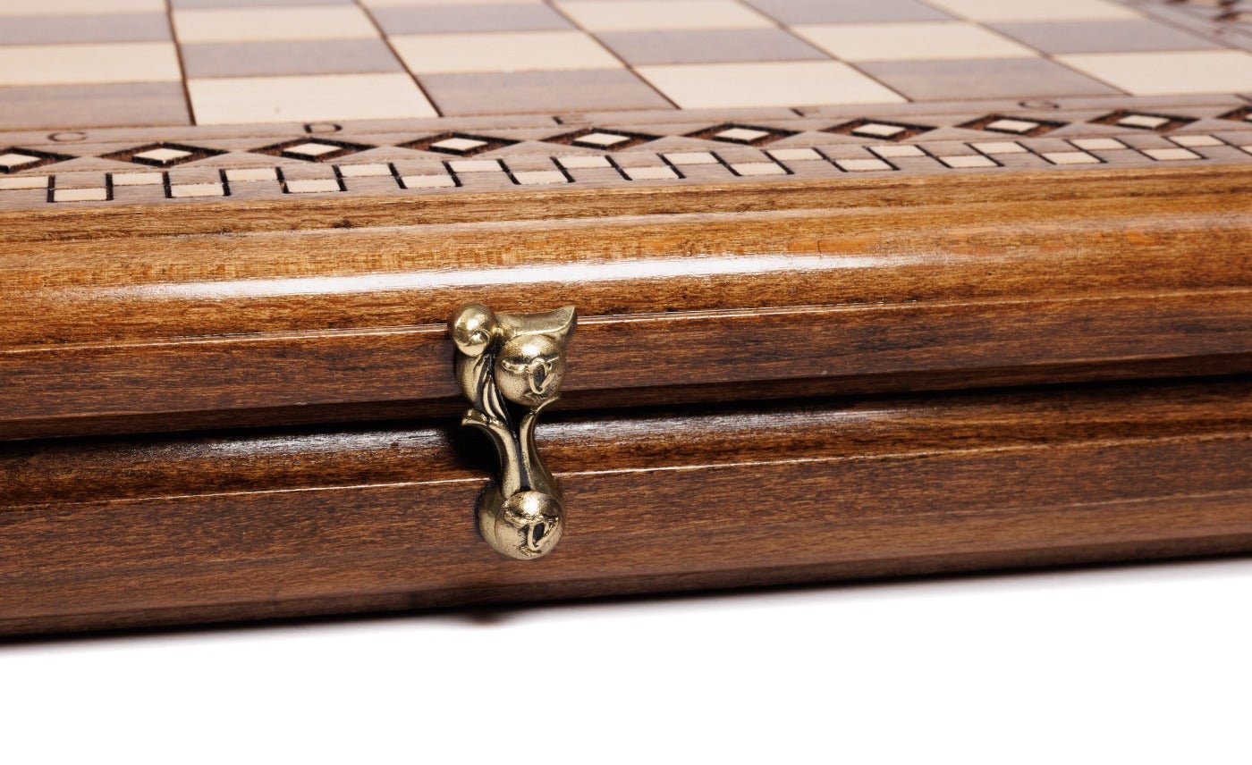 Armenian Carpet Chess Set & Backgammon 40 cm | 15.7" - Unumperfectus
