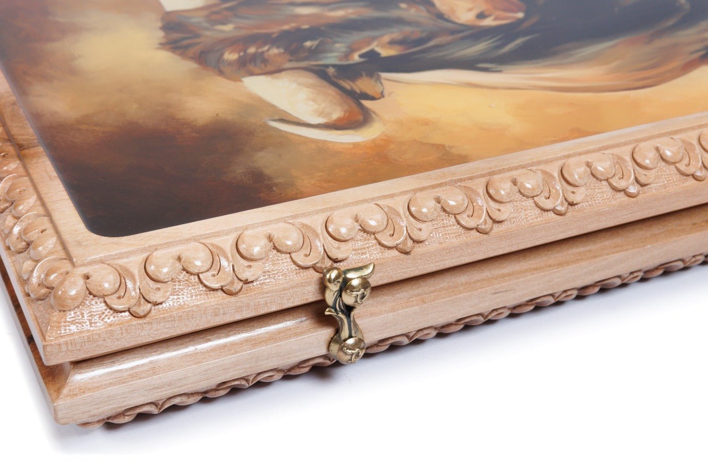 Backgammon Board - Bull & Horse Epoxy - Unumperfectus