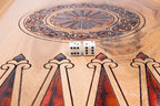 Bull Horse Epoxy backgammon board - angled view