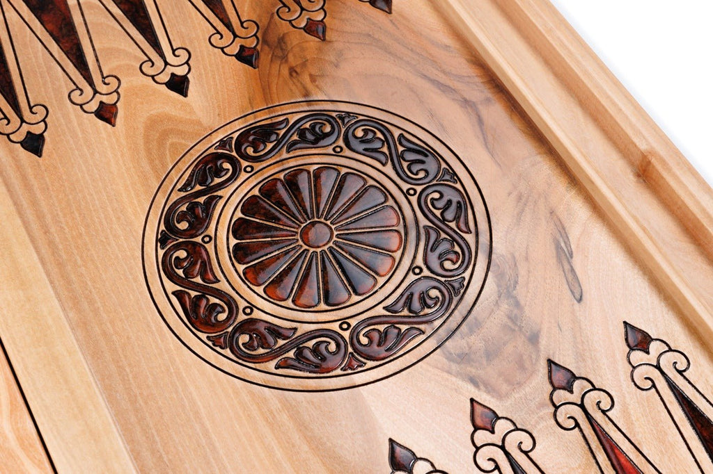 Backgammon Board - Bull & Horse Epoxy - Unumperfectus