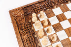 Ornamental Braid / chess and backgammon set - carrying case included
