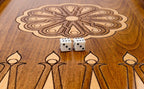 Ornamental backgammon board - full view