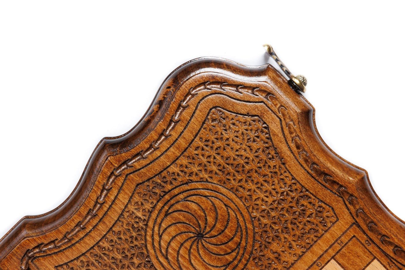Wooden Backgammon Board Ornamental 15.7" | 40 cm - Unumperfectus