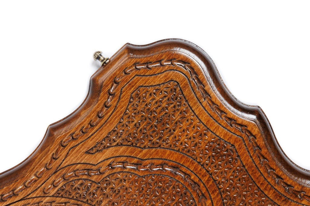 Wooden Backgammon Board Ornamental 15.7" | 40 cm - Unumperfectus