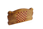 Lion Epoxy backgammon board in epoxy resin and wood by Hrachya Ohanyan