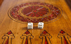 Lion Epoxy backgammon board - full view