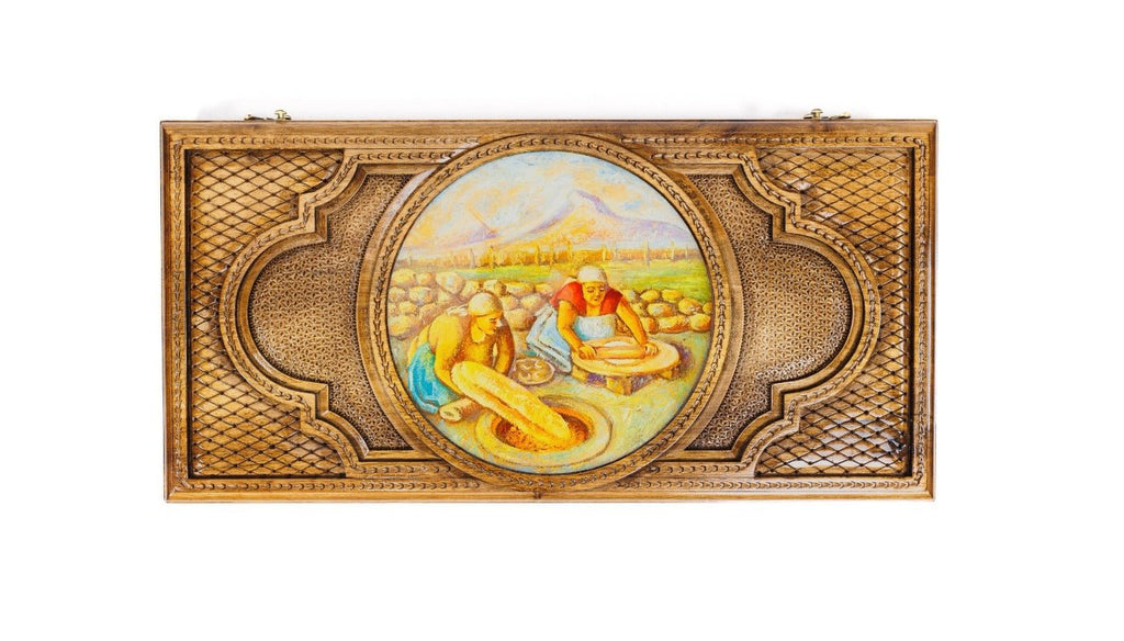 Backgammon Board - Painting & Epoxy - Unumperfectus
